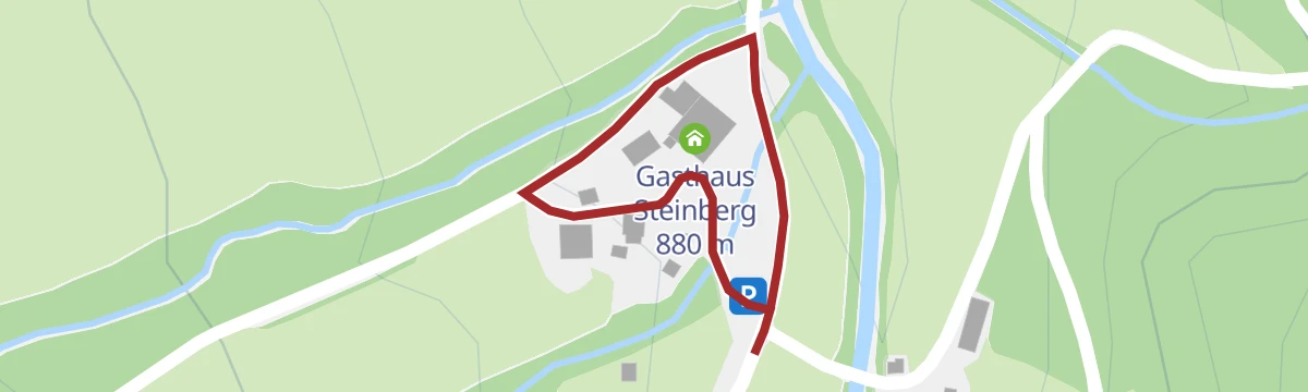 Route map: Wald-Themenweg am Steinberghaus
